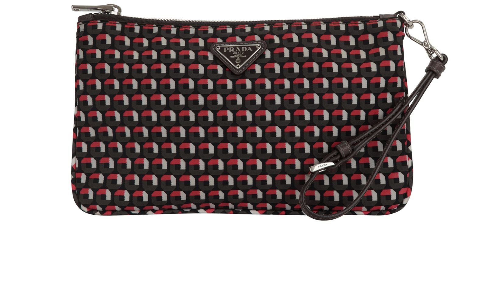 Prada best sale wristlet pouch